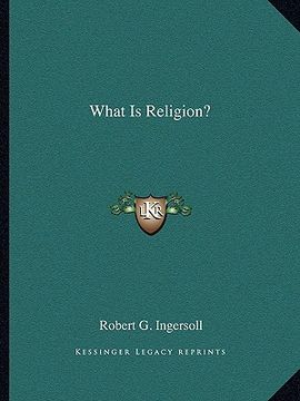 portada what is religion? (in English)