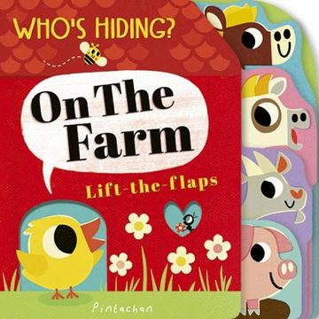 portada Who's Hiding? On the Farm (Board Book)