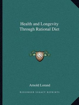 portada health and longevity through rational diet