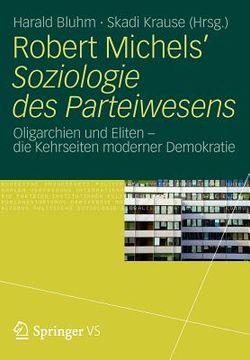 portada robert michels soziologie des parteiwesens (in German)