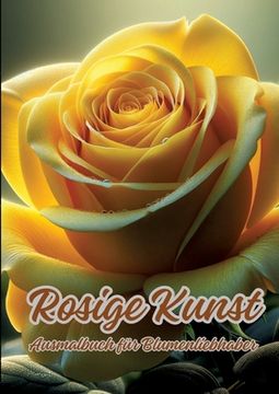 portada Rosige Kunst: Ausmalbuch für Blumenliebhaber (en Alemán)