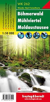 portada Bohemian Forest Mühlviertel Moldaustausee Hiking map 1: 50K (en Alemán)