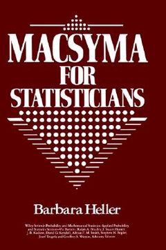 portada macsyma for statisticians (en Inglés)