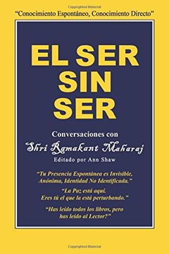 portada El ser sin Ser: Conversaciones con Shri Ramakant Maharaj (in Spanish)