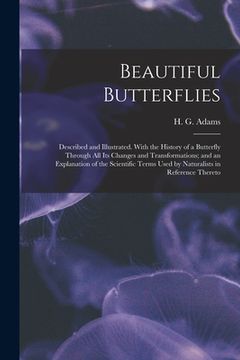 portada Beautiful Butterflies: Described and Illustrated. With the History of a Butterfly Through All Its Changes and Transformations; and an Explana (en Inglés)