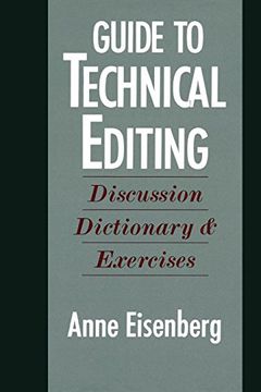 portada Guide to Technical Editing: Discussion, Dictionary, and Exercises 