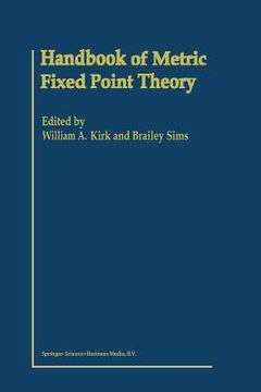 portada handbook of metric fixed point theory (in English)