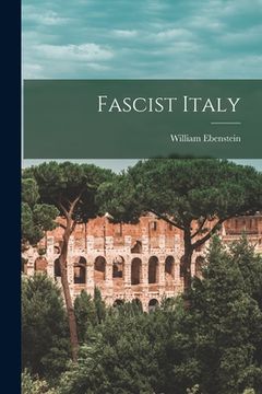 portada Fascist Italy (in English)