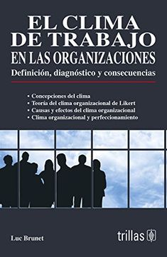 portada El Clima de Trabajo en las Organizaciones (in Spanish)