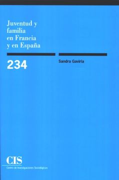 portada Juventud y Familia en Francia y en España (Madrid, 2007) (in Spanish)