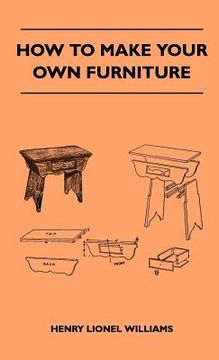portada how to make your own furniture (en Inglés)