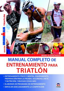 portada Manual Completo de Entrenamiento Para Triatlón