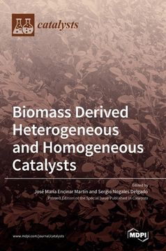portada Biomass Derived Heterogeneous and Homogeneous Catalysts (en Inglés)