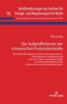 portada Die Aufgreifkriterien der Chinesischenhb (in German)