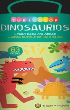 portada Tubicolor Dinosaurios. Libro Para Colorea