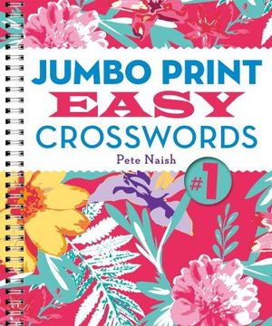 portada Jumbo PrintEasy Crosswords #1 (Large Print Crosswords) (en Inglés)