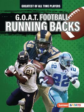 portada G. O. A. T. Football Running Backs (Greatest of all Time Players (Lerner ™ Sports)) (en Inglés)