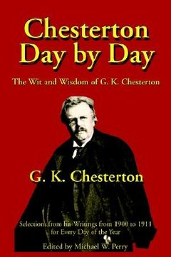 portada chesterton day by day: the wit and wisdom of g. k. chesterton (en Inglés)