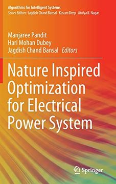 portada Nature Inspired Optimization for Electrical Power System (Algorithms for Intelligent Systems) (en Inglés)