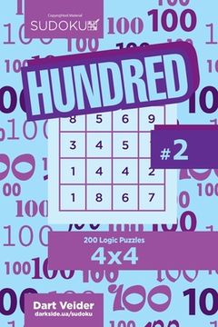 portada Sudoku Hundred - 200 Logic Puzzles 4x4 (Volume 2) (in English)