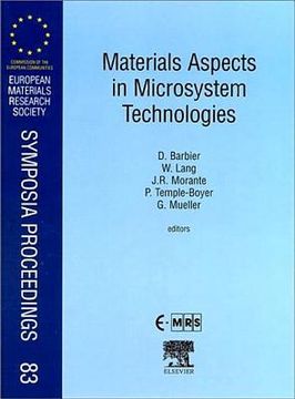 portada Materials Aspects in Microsystem Technologies: Volume 83 (en Inglés)