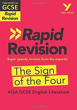 portada York Notes for aqa Gcse (9-1) Rapid Revision: The Sign of the Four (en Inglés)