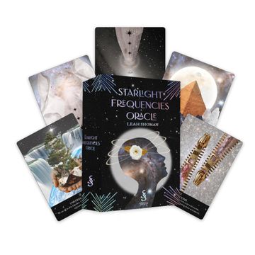 portada Starlight Frequencies Oracle: The Knowledge you Seek is Seeking you (44 Full-Color Cards and 60-Page Guidebook) (en Inglés)
