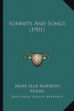portada sonnets and songs (1901) (en Inglés)