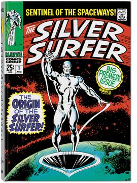 portada Marvel Comics Library Silver Surfer 1968 1970 ffe (en Inglés)