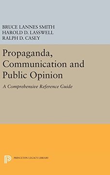portada Propaganda, Communication and Public Opinion (Princeton Legacy Library) (en Inglés)