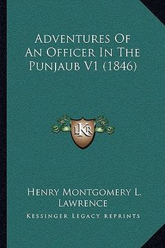 portada adventures of an officer in the punjaub v1 (1846) (en Inglés)
