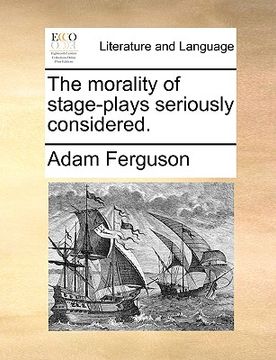portada the morality of stage-plays seriously considered. (in English)