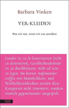 portada Ver-Kleiden: Was wir Tun, Wenn wir uns Anziehen (Unruhe Bewahren) (in German)