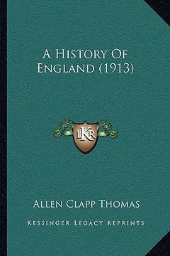 portada a history of england (1913) (en Inglés)