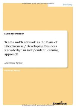 portada Teams and Teamwork as the Basis of Effectiveness / Developing Business Knowledge: an independent learning approach