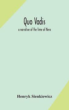 portada Quo Vadis: A Narrative of the Time of Nero (en Inglés)