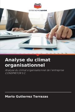 portada Analyse du climat organisationnel (en Francés)
