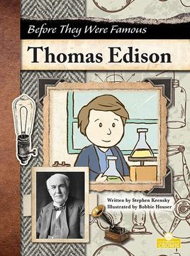 portada Thomas Edison (Before They Were Famous) 