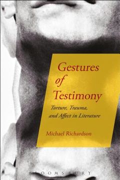 portada Gestures of Testimony (en Inglés)