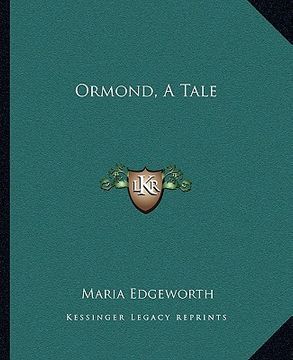 portada ormond, a tale (in English)