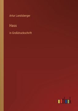 portada Hass: in Großdruckschrift (en Alemán)