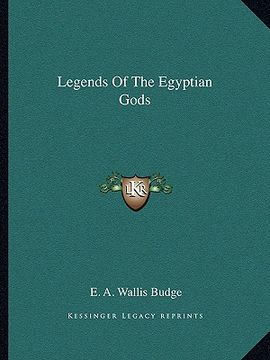 portada legends of the egyptian gods (en Inglés)