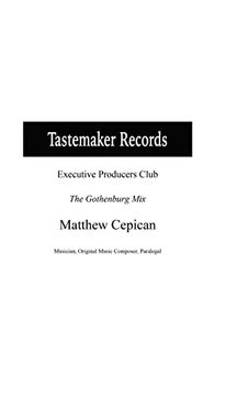 portada Tastemaker Records Executive Producers Club the Gothenburg mix (en Inglés)