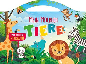 portada Mein Malbuch Tiere (en Alemán)