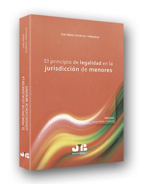 portada El Principio de Legalidad en la Jurisdicción de Menores (in Spanish)