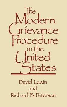 portada the modern grievance procedure in the united states (en Inglés)