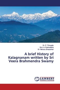 portada A brief History of Kalagnanam written by Sri Veera Brahmendra Swamy