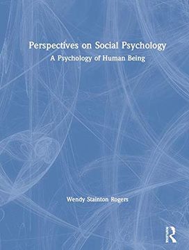 portada Perspectives on Social Psychology: A Psychology of Human Being (en Inglés)