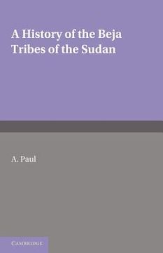 portada A History of the Beja Tribes of the Sudan (en Inglés)