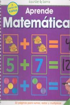 portada Aprende matemáticas (Primeros Aprendizajes)
